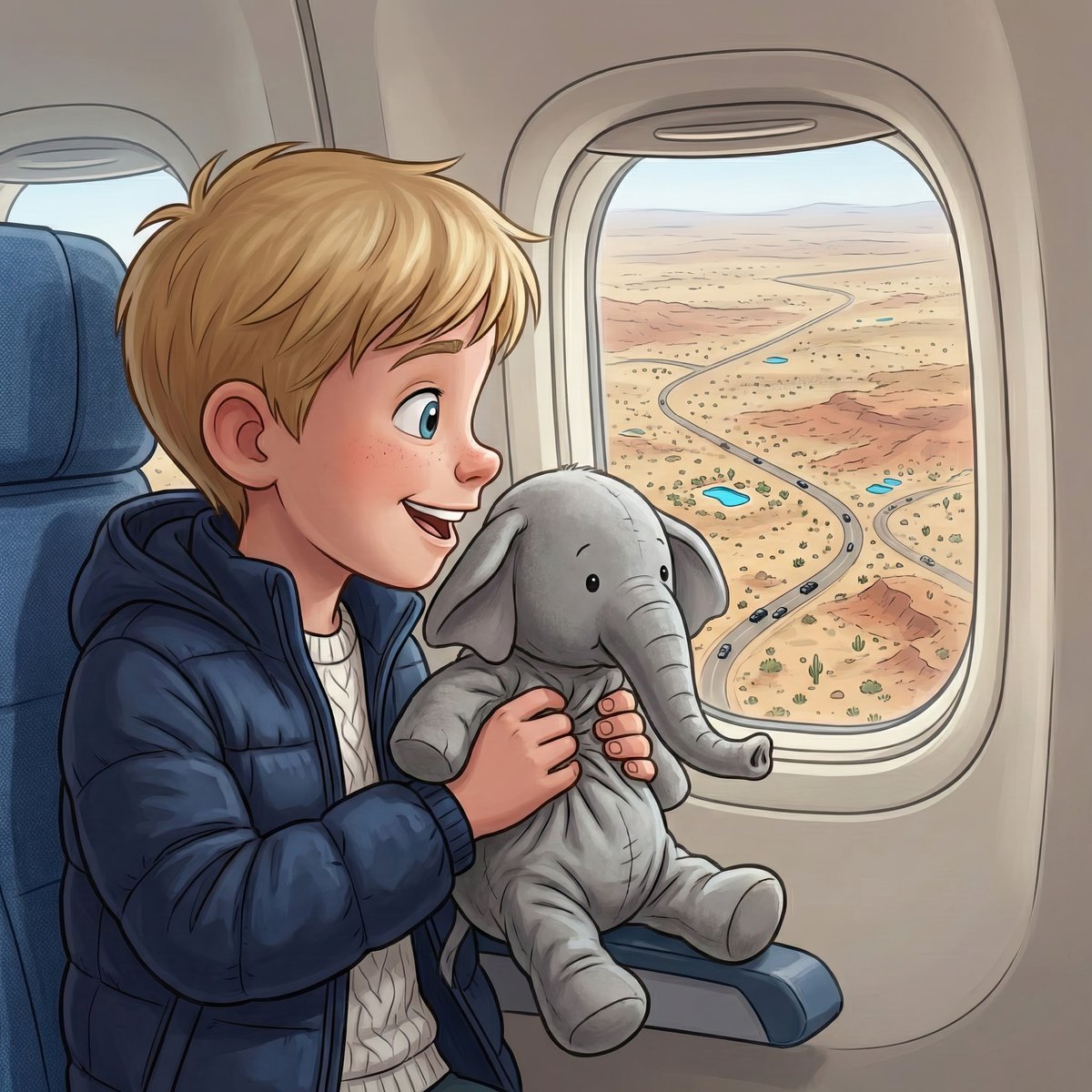 Felipe and Macio Fly to Amsterdam coloring and activity book cover ages 6-12, travel coloring book with airplanes and maps
